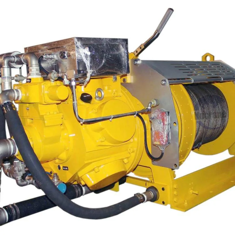 15t/150kn Piston Air Winch Pneumatic Winch for Ocean Platform, Marine Winch