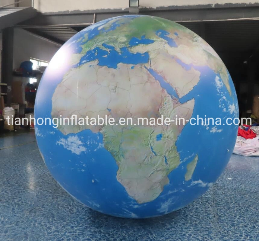 4m Tall Inflatable Earth Parade Balloon Advertising Balloon