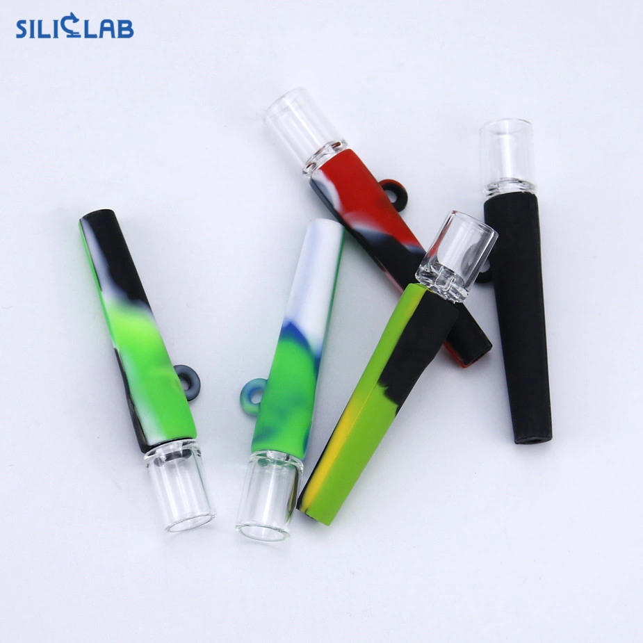 Stoner Pipe en verre portable un frappeur d'huile Rig DAB