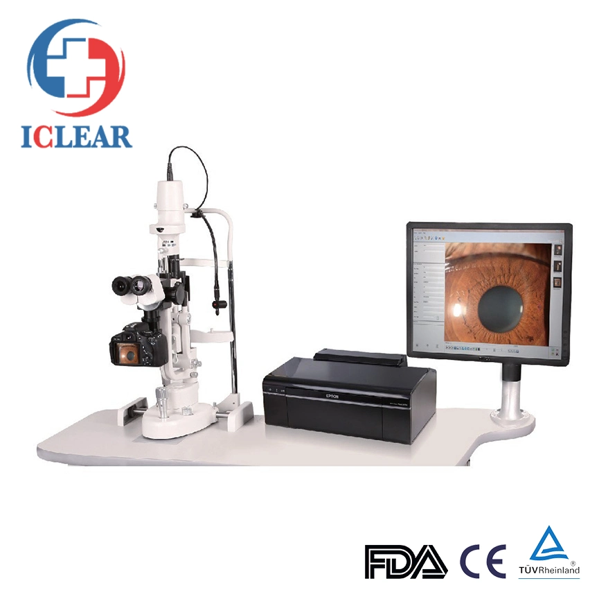 Classic Galilean Type Ophthalmic Digital Slit Lamp Microscope