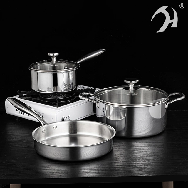 مجموعة أدوات الطبخ من الفولاذ المقاوم للصدأ أدوات الطبخ من أدوات الطبخ التي تعمل بأدوات المطبخ ذات غاز الحمير