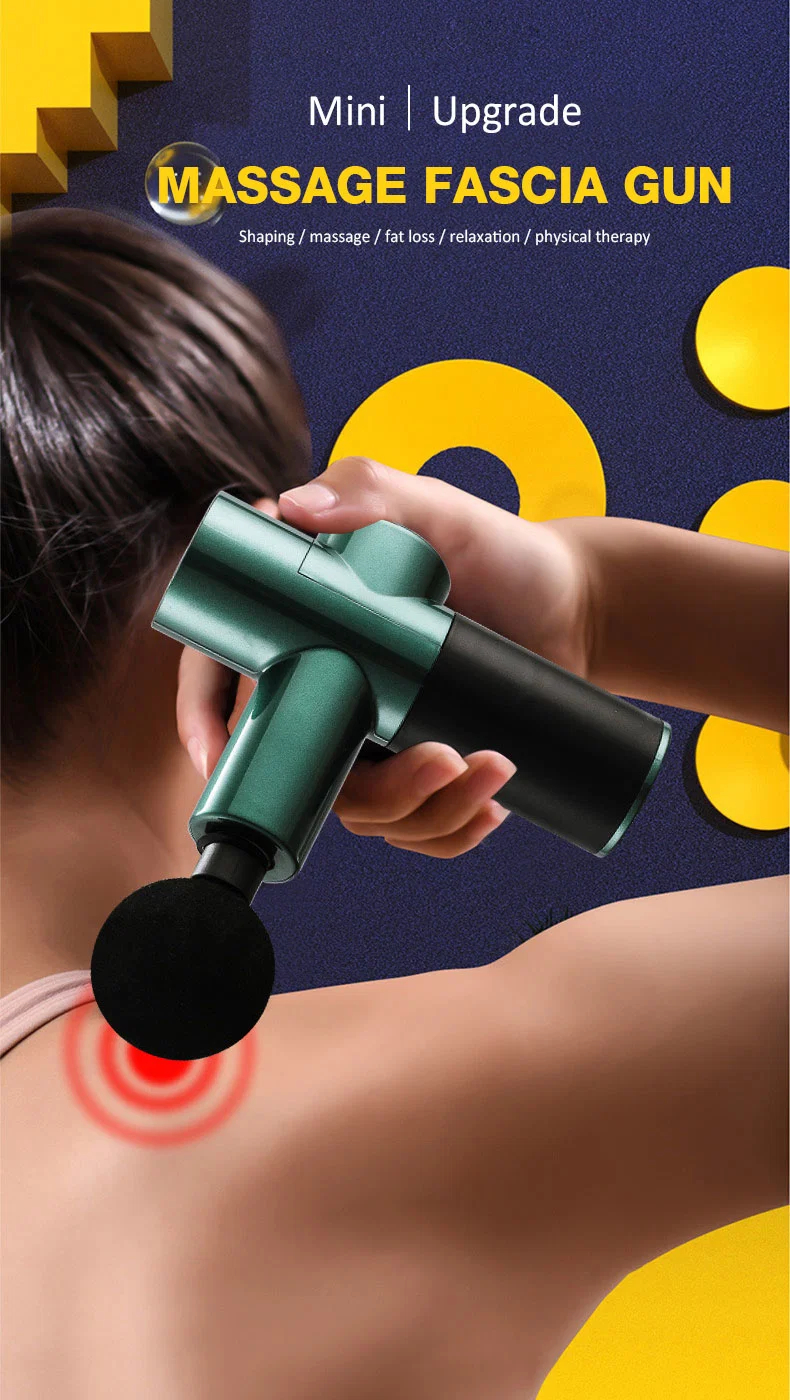 USB ABS Tahath Color Box / Brown Karton Handheld Massager Gun