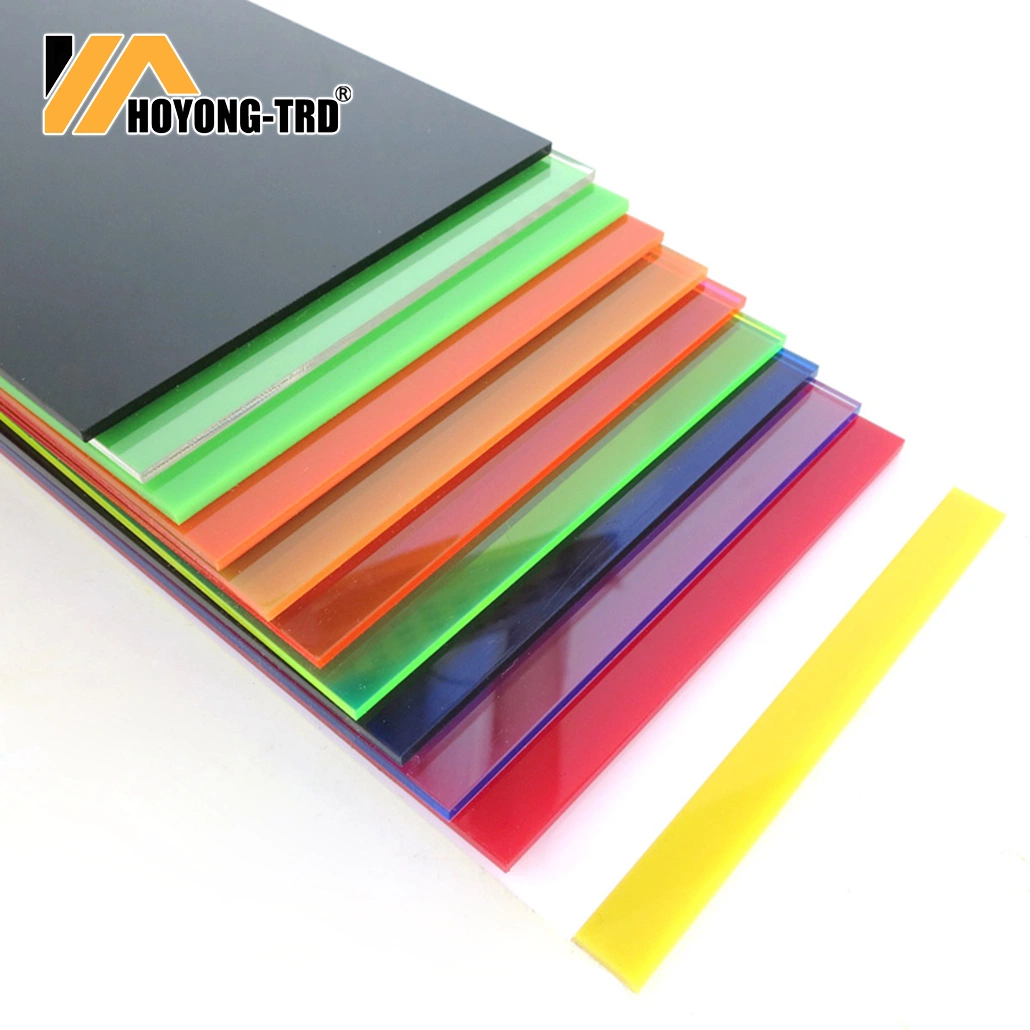 2mm 3mm 5mm 8mm Transparent Colormirror Colored Acrylic Plate