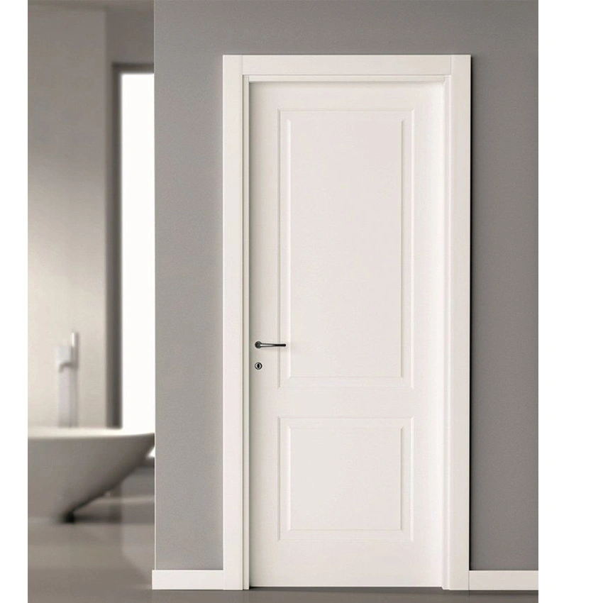 Prima Fatcory feu porte de bois de noyer/Flush porte d'entrée/noyau solide de la porte principale avant/ HDF MDF intérieur porte en bois