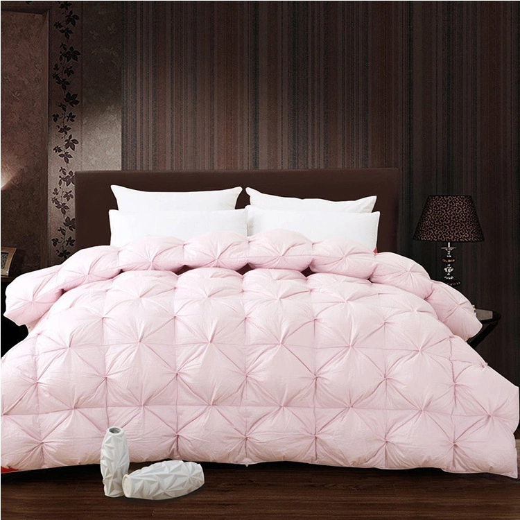 Proveedor de fábrica Goose/Duck Down Feather Duvet Insertar Pato Down Quilt Hotel Comforter de 5 estrellas