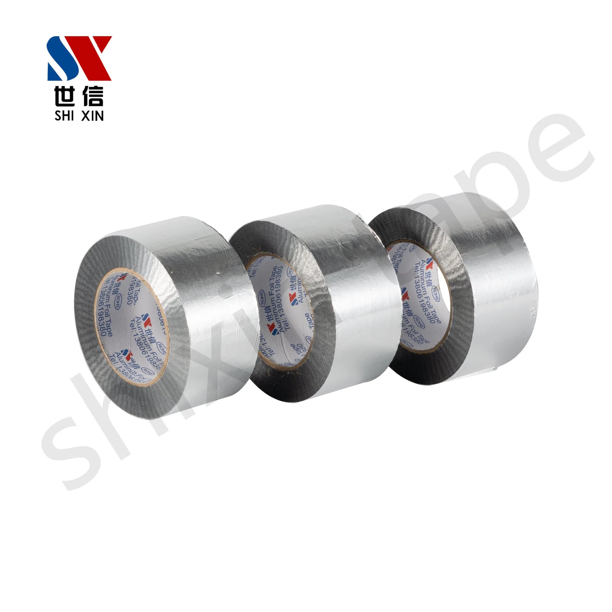 Aluminum Foil Tape Without Liner (Polyurethane Foam Bonding rate up to 90%)