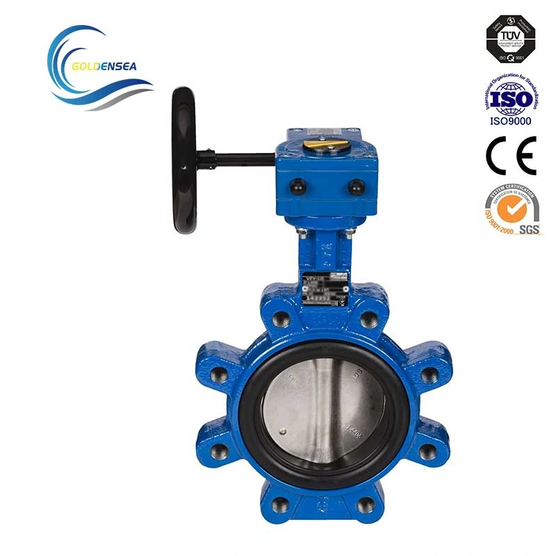 Pn16 Standard Cast Steel Wafer EPDM Control Butterfly Valve Pn16