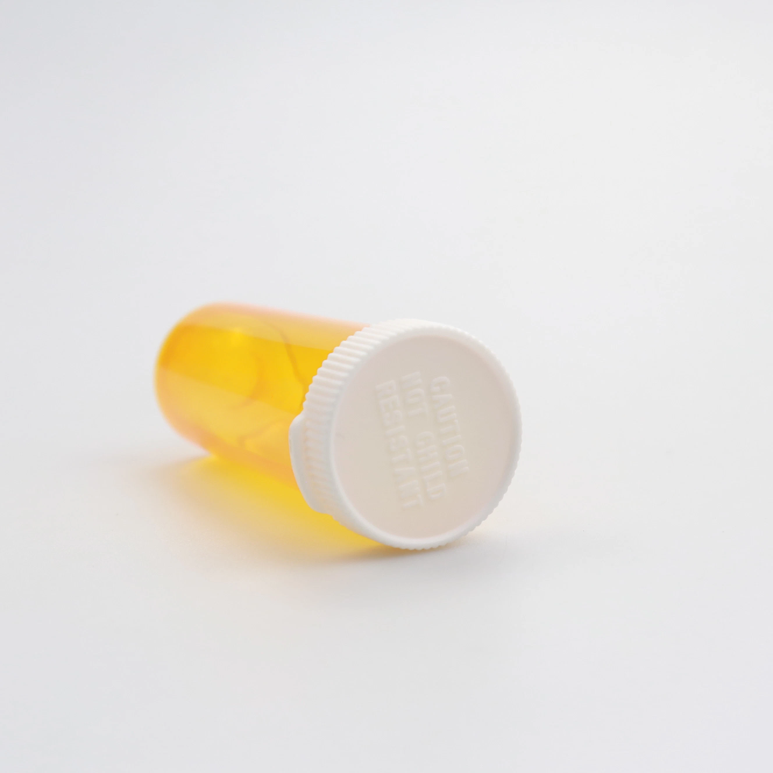 New Product 6/8/13/16/20/30/40/60dr Orange Pill Bottle Pill Tablet Medical Plastic Bottle With Snap Cap