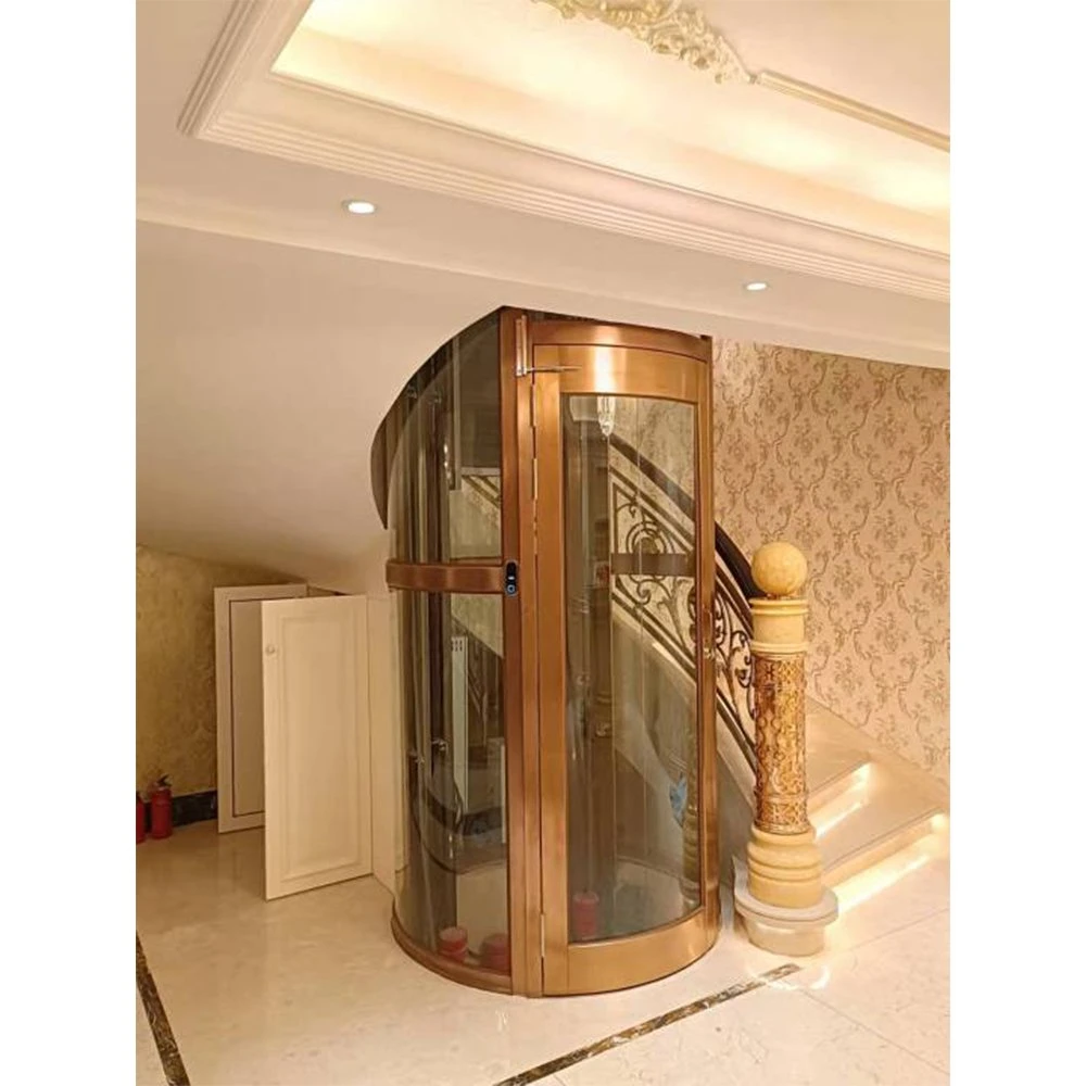 2-5 Person Home Elevator Villa Outdoor Glass Elevator Price