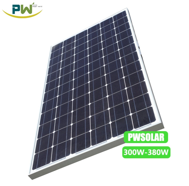Fabrik Preis 300W 350W 380W 400W monokristalline Silizium-Solarzellen 12V 24V, preisgünstige Großhandel PV-Panel-Solarmodul