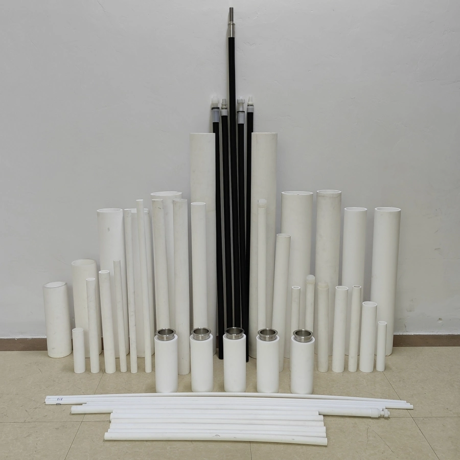 Dia 30/38/48/60/65mm Long 1000mm Tef Lon Sintered Microporous Rod Porous PTFE Tube for Gas Sensor Air Vent Diffuser