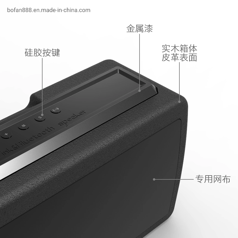 La doble de 4,5 pulgadas portátil Audio Profesional de la tecnología inalámbrica Bluetooth parte caja de resonancia del altavoz