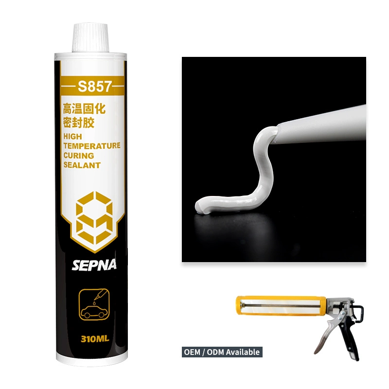 Sepna 600ml White One Package Soldering Seam High Temperature Curing Bonding Glue for Steel Plate or Electrophoresis Plate Body Welds