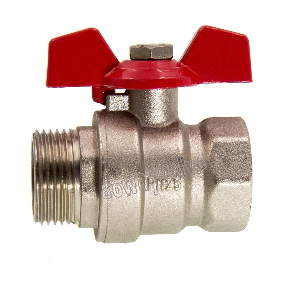 Pn30 Full Port Steel T Handle Ball Valve with Union