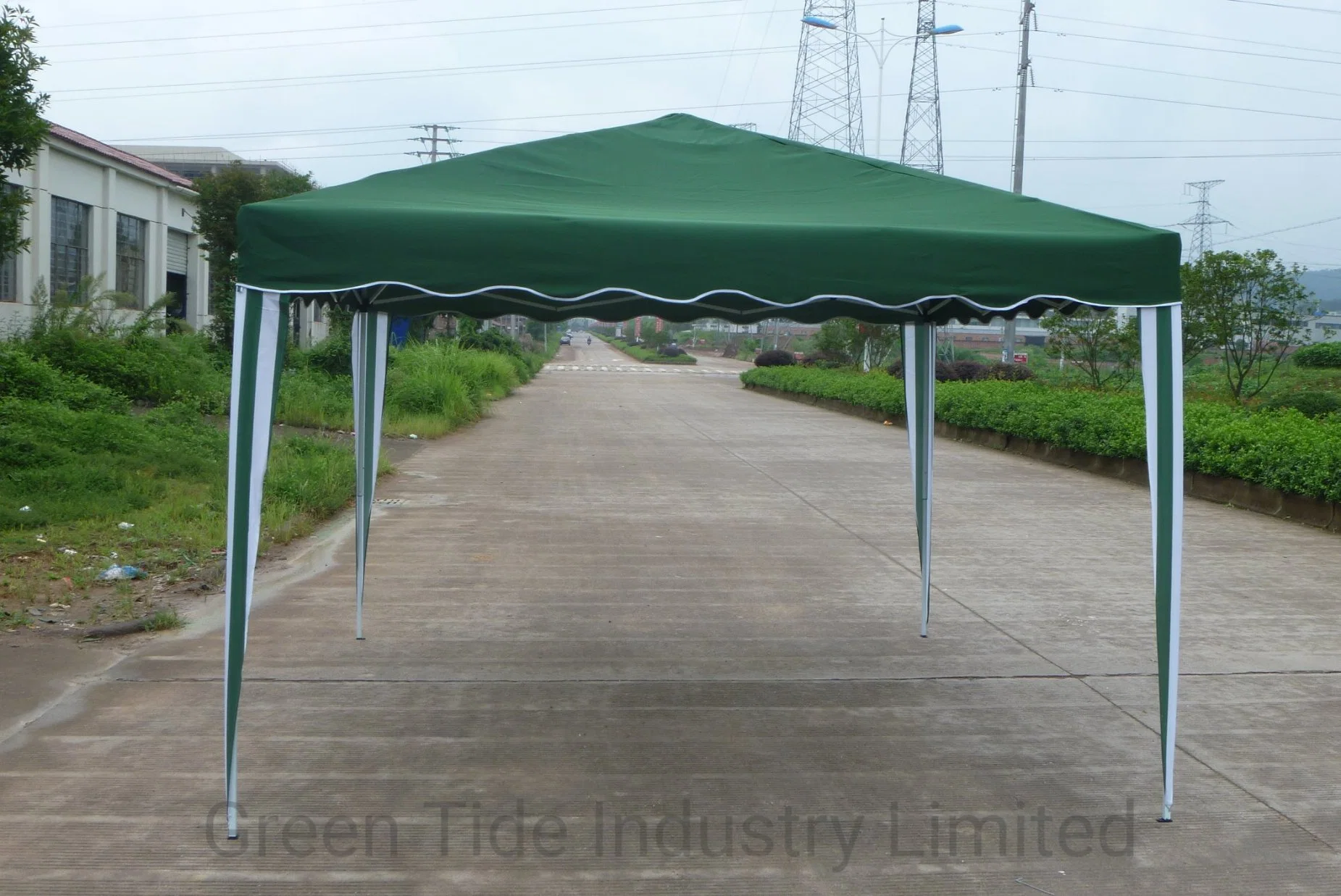 Meubles de jardin d'extérieur d'usine 3*3m Tente pliante de camping en acier pour gazebo