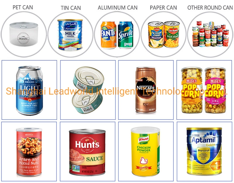 Industrial Food Cannned Machine Tomato Canning Machine Automatic Tin Can Sealing Machine