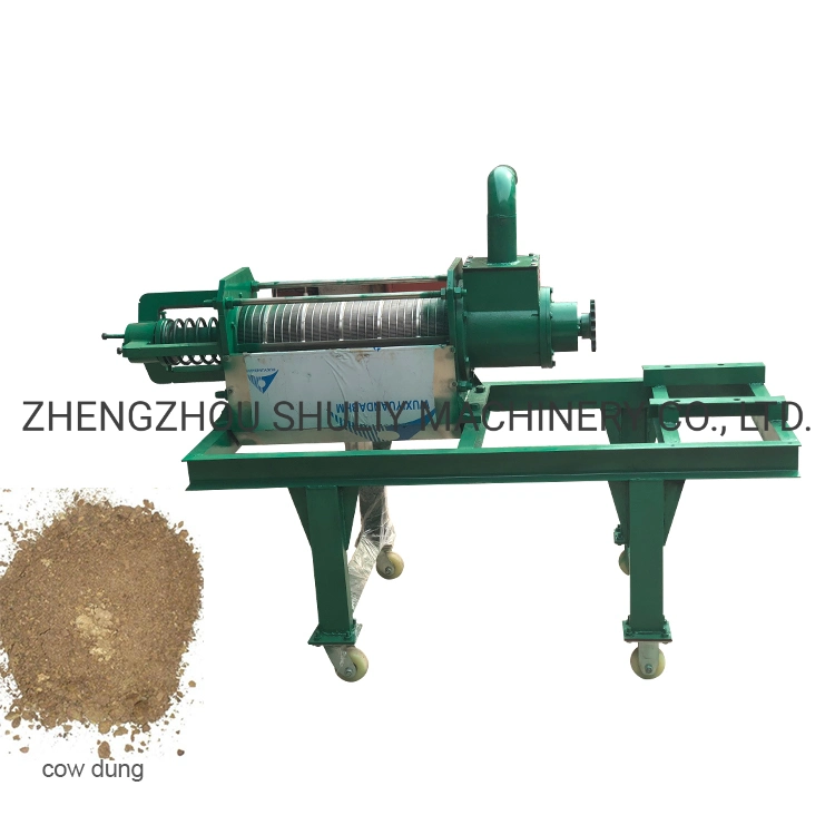 Poultry Cow Pig Chicken Dung Manure Dewatering Machine Extruder Dryer Solid Liquid Separator