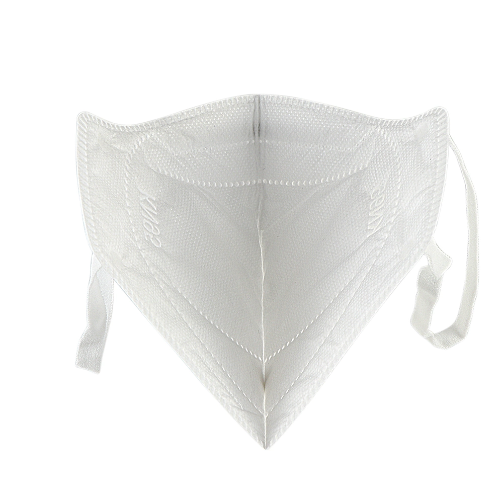 White Safety Disposable 5 Layer Non-Woven KN95 Face Mask