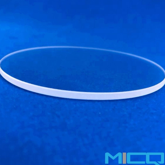 Transparent Silica Polished Fused Quartz Glass Plate for UV Lamp Can Be Customized