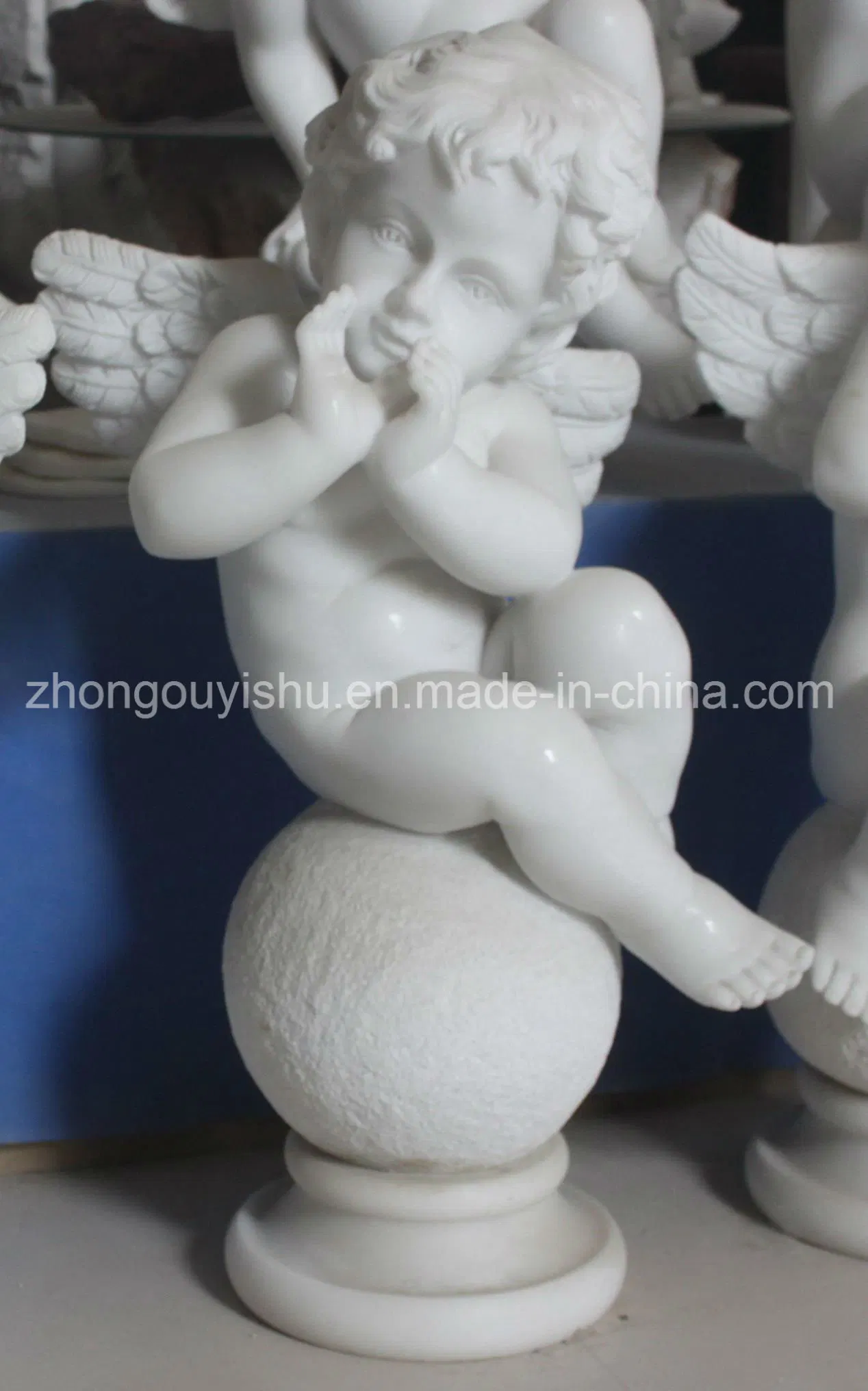 Marble Statues Sculptures of Four Seasons, The Four Cherubs, Little Angel