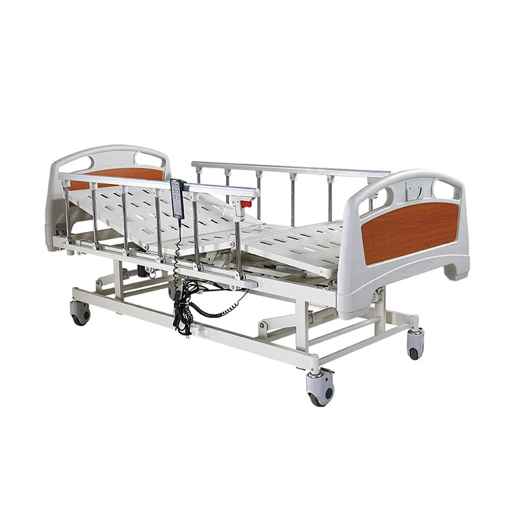 Manual de la ICU cama de cuidados de la Unidad de Cuidados Intensivos de 3 funciones asilo de ancianos atendidos automático eléctrico Swing doble lecho de dolor las camas de hospital