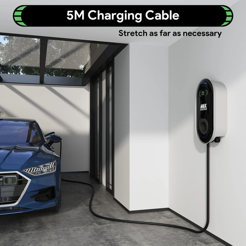 3 Phase 32A 22kw European Standard Wall-Mounted EV Charging Station