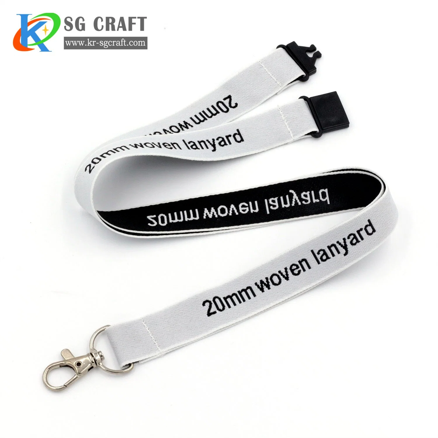 Custom Polyester Key Ring Card Holder Ribbon Supplies Screen Silk-Screenprinting Heat Transfer Printing Craft Promotion Gift Lanyard
