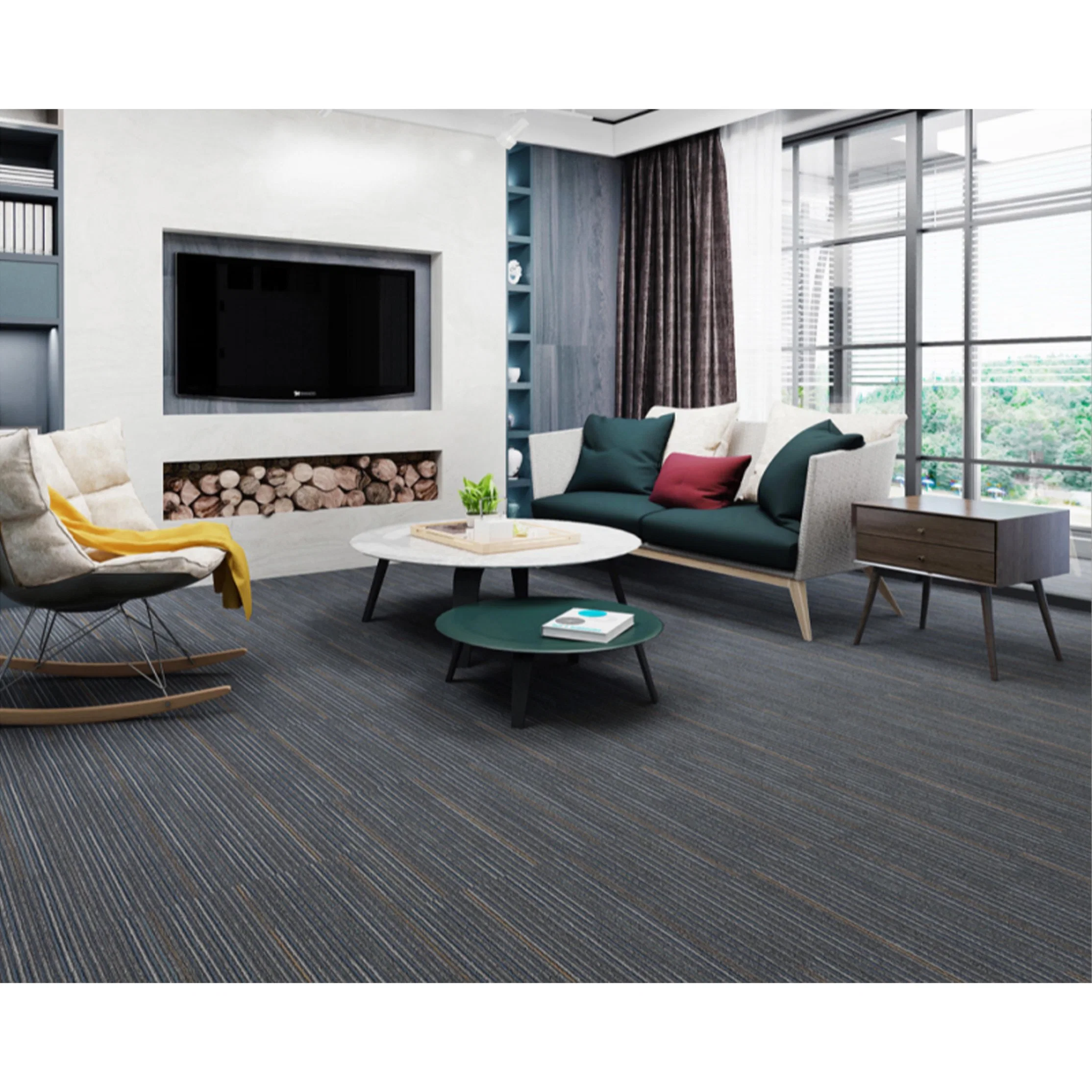 Starsplas WPC Waterproof Herringbone Flooring Environmental Protection for Outdoor Decoration