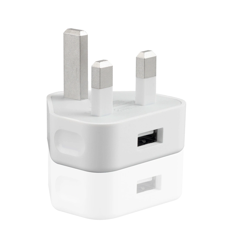 Universal White 5V1a Us/EU Plug USB Power Adapter for iPhone