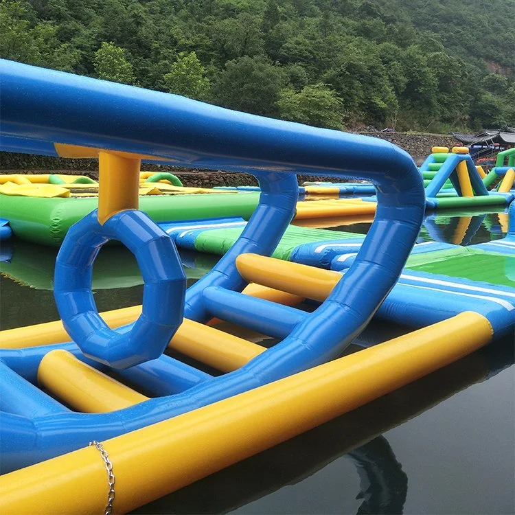 Outdoor Toys & Structures Inflatable Aqua Sports Equipment Park Inflatable Water Float Park for Child and Adult. Manufacturer Water Games Floating Water Slide