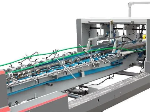 Fita fácil de rasgar caixa de fecho de correr Carton com duplo alimentador automático Pasta Gluer