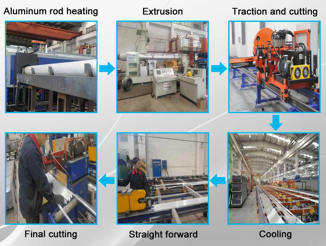 Machine de presse d'extrusion d'aluminium pour fabriquer les profils en aluminium