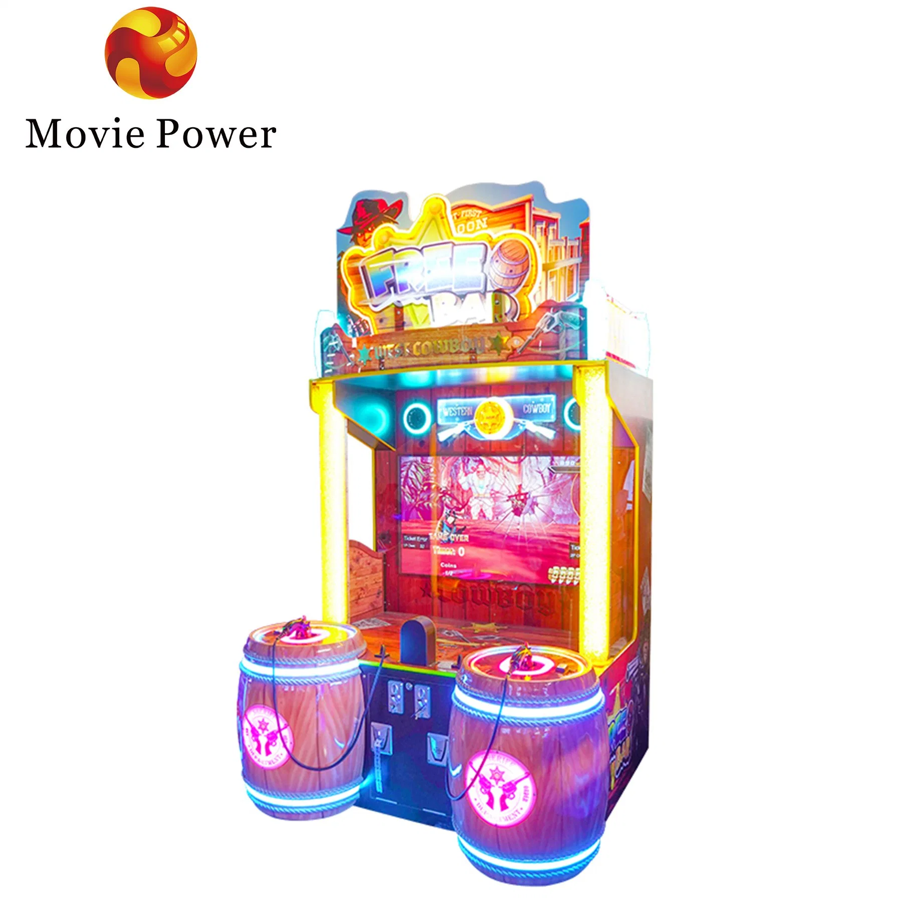 Coin Operated Arcade Video Game Shoot Machine Simulator Double Gun Play Machine Game Price