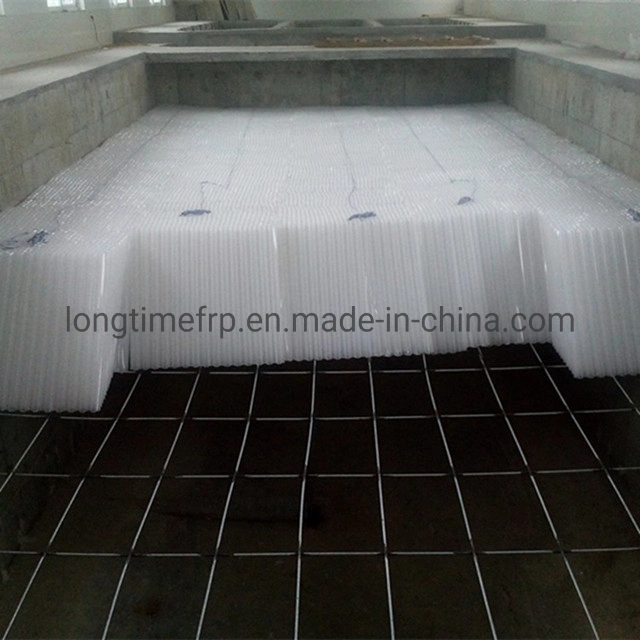 50mm UV Resistant Lamella Clarifier Sediment Inclined Plate PP Tube Settler