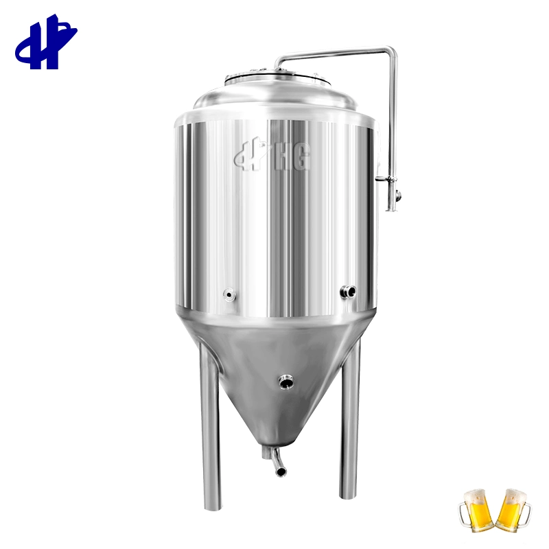 Fermentation Tank 200L 300L 400L Cooling Water Jacket Conical Fermenter Tank Beer