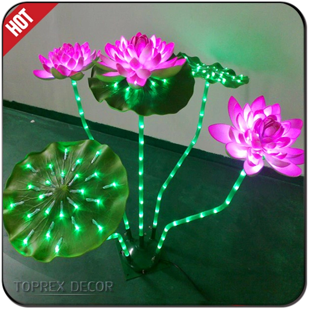 Les lumières de Noël Noël LED Haute luminosité lumière IP65 Lampe Lotus