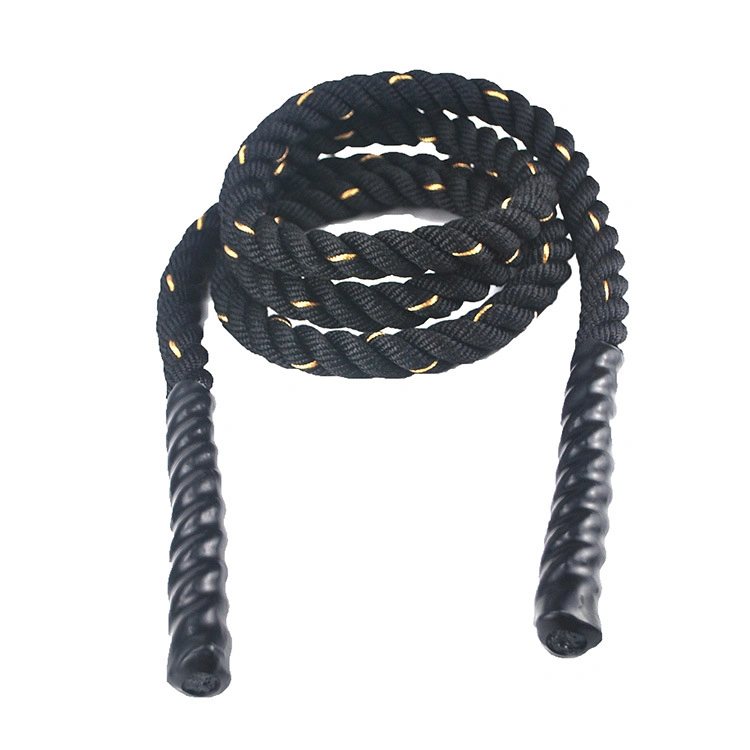 OEM Polyester 25mm 2.8m Fitness Battle Rope Heavy Weighted Jump Rope