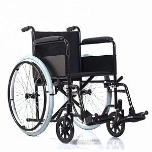 Folding Steel Powder Coated Frame Manual Wheelchair with CE