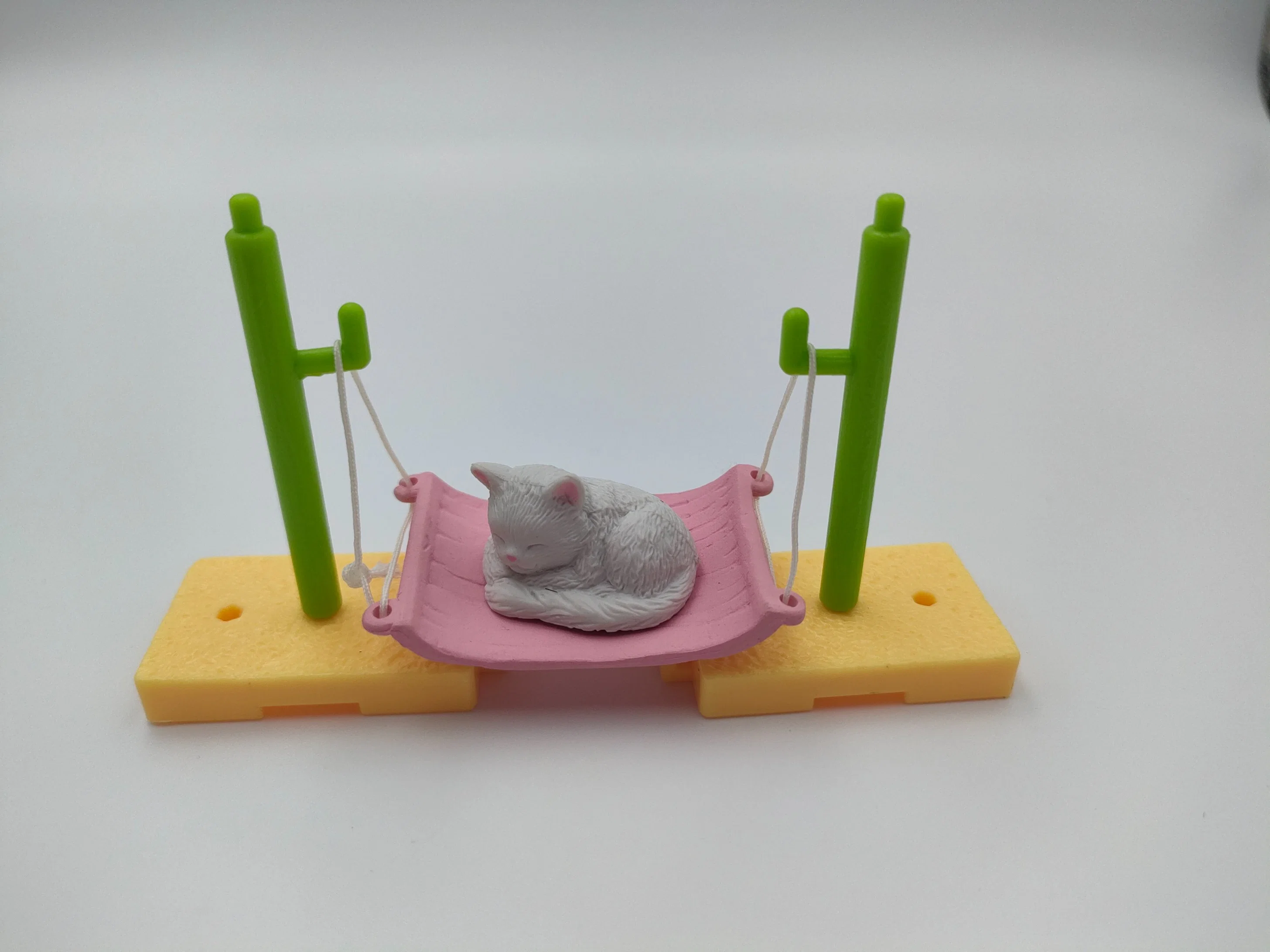 Pastel de bonito jugar lindo sueño deporte divertido Mini Cat figura Juguetes