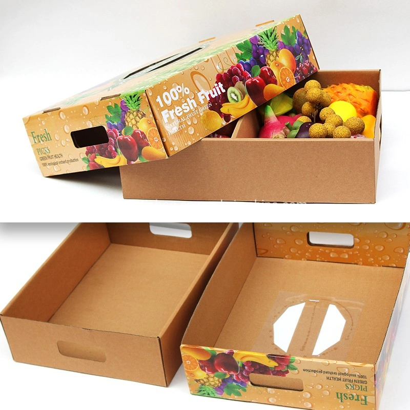 Wholesale/Supplier Custom Printing Corrugated Cardboard Fruit Vegetable Packaging