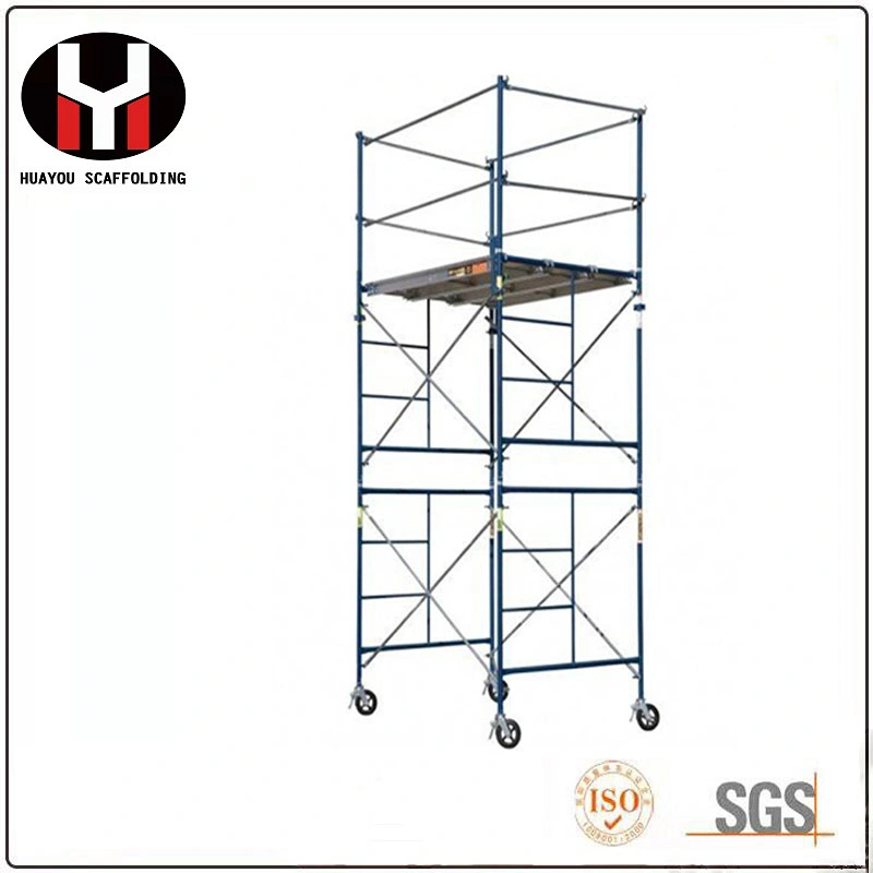 PC/Powder Coat Snap on Walkthrough/Walk Thru Frame Scaffolding/System Scaffolding for Construction Formwork