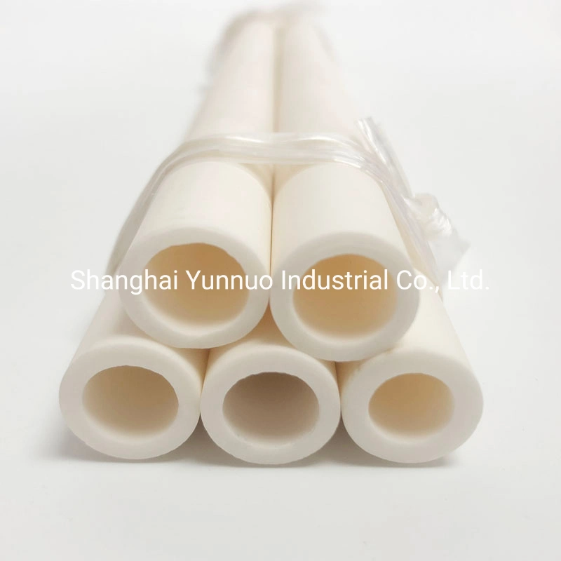 Чистый 95% 99% Al2O3 Alumina Hollow Rod for muffle Furnace