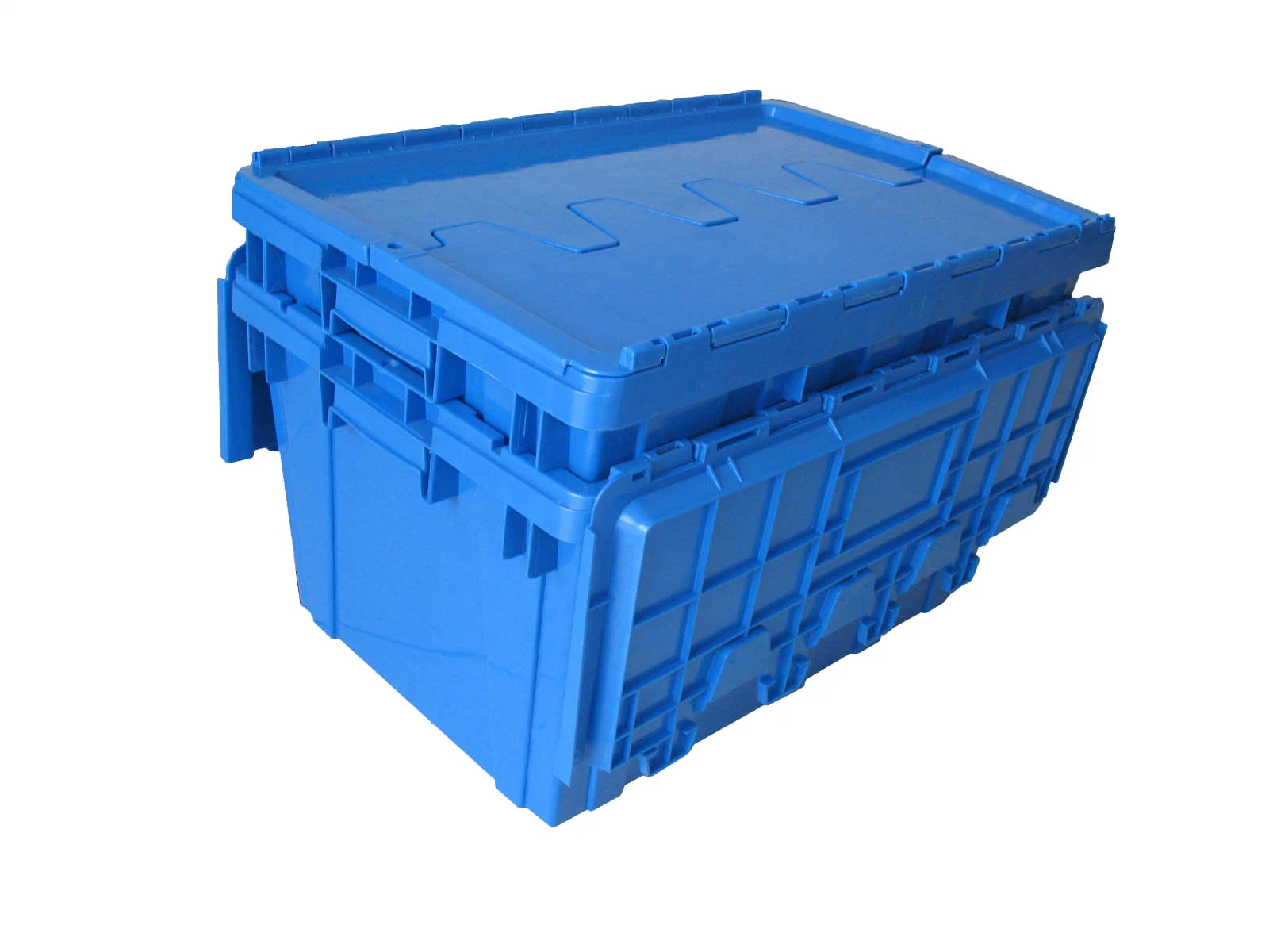 600*400 Nestable Plastic Distribution Stacked Container Boxes