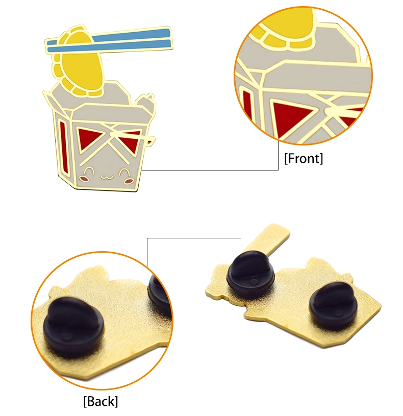 Custom Design Fashion Metal Lapel Pin Soft Hard Enamel Emblem Badge for Promotional Gift