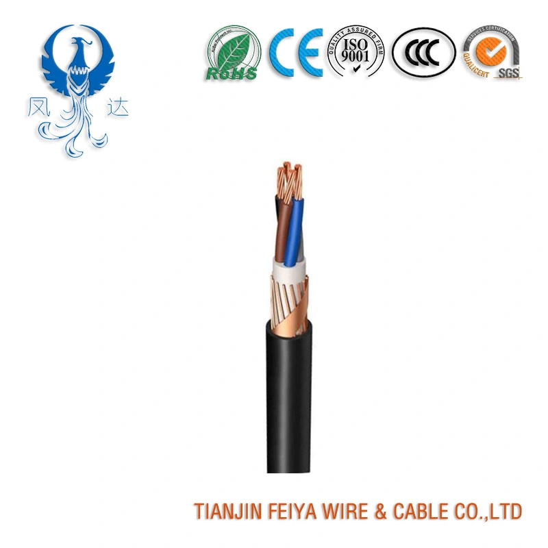 4*2.5 N2xh N2xch Power Cables Al Cu Concentric Conductor 0.6/1kv XLPE Insulated Flame Retardant Armoured Power Cable