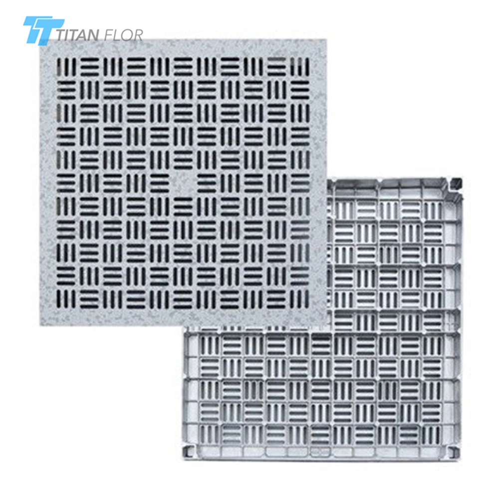 Data Center Cooling Solution Antistatic Aluminum Raised Access Floor System