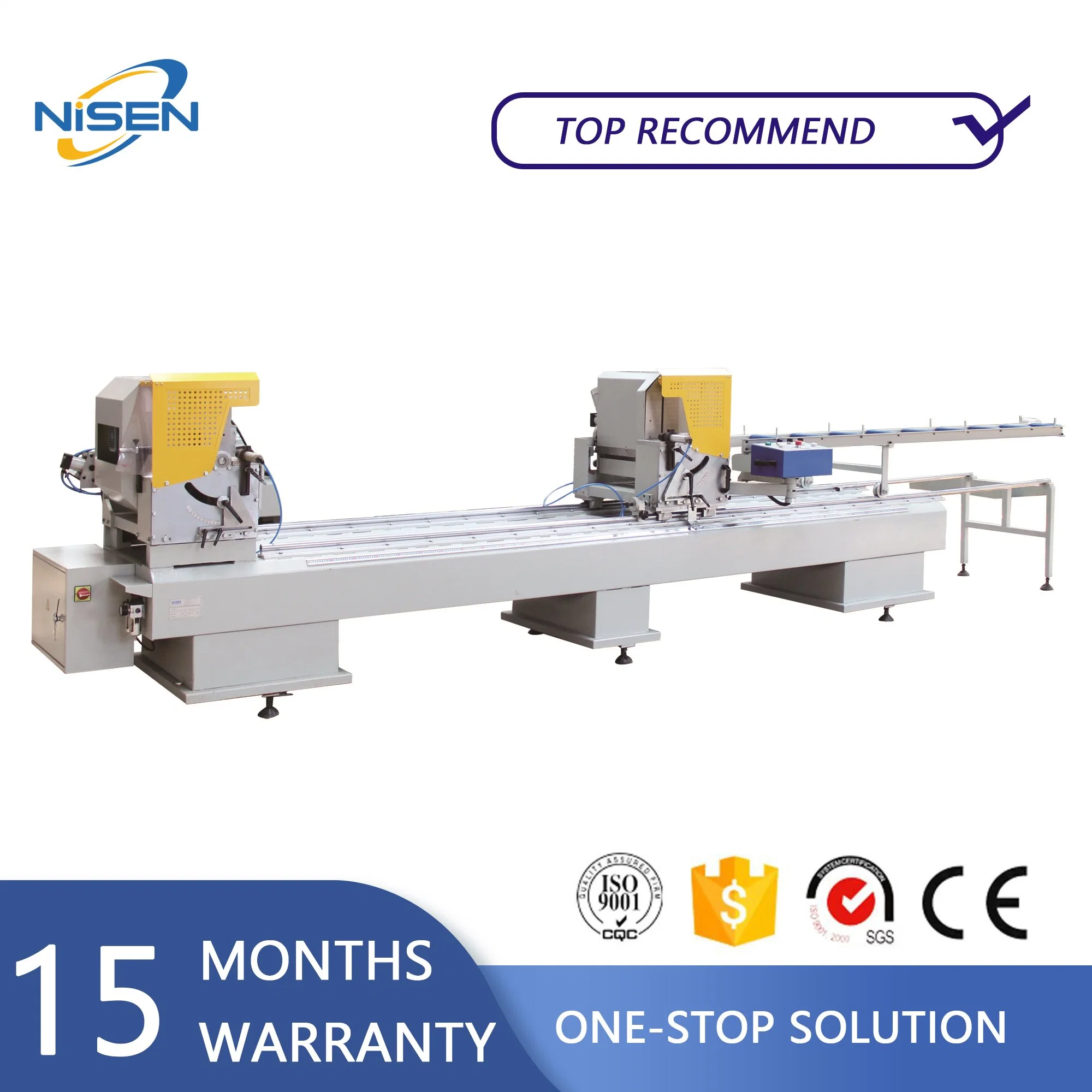 Nisen Ljz2-450*3700 Window Door Machinery Double Head Cutting Saw