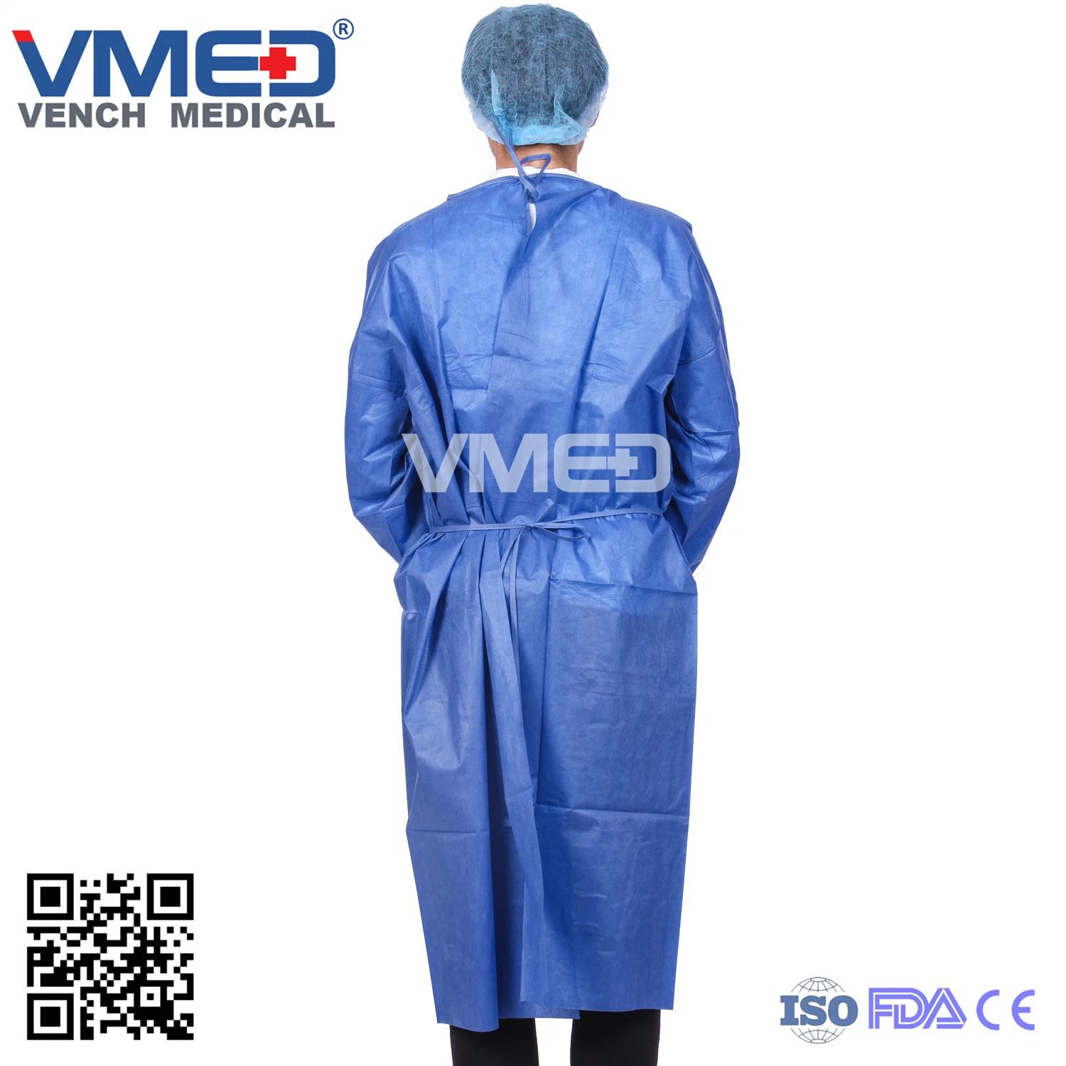 Surgical Surgeon/Patient Gown Disposable Sterile PP Reinforced Gown