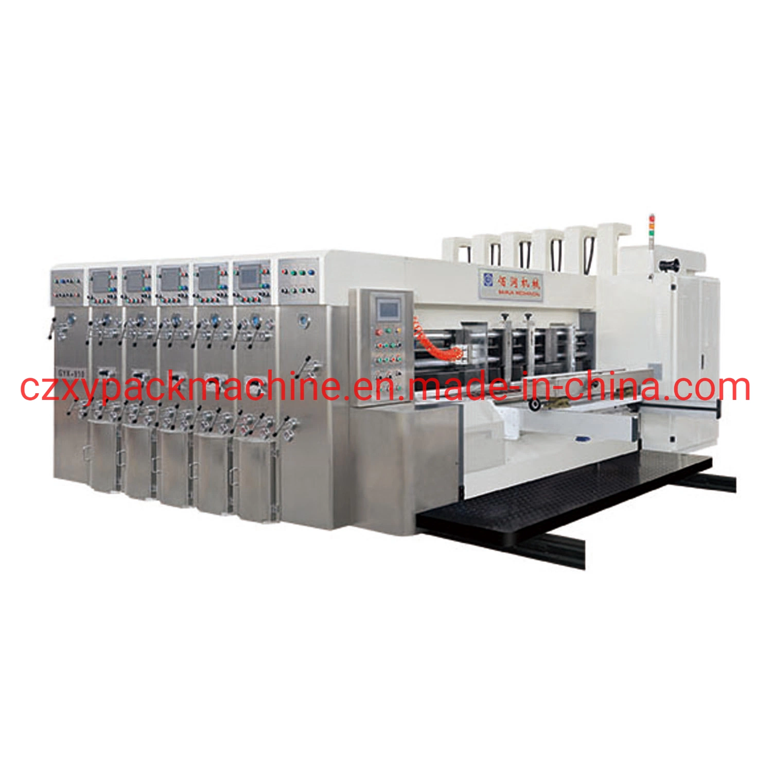 Hot Sales Model 4colors Printing Machine for 3/5/7layer Cardboard