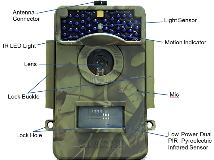 GPS Hunting Camera 3G 4G Send Video to Email/FTP with Mobile APP Control Hunting Video Camera Newest Wild Camera